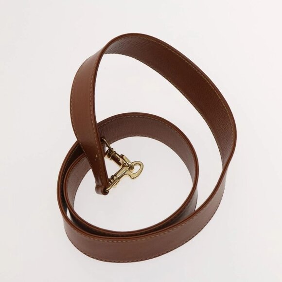 GUCCI Bamboo Hand Bag Leather 2way Brown Gold - Picture 7 of 16